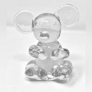 Glass Koala Sculpture Figurine